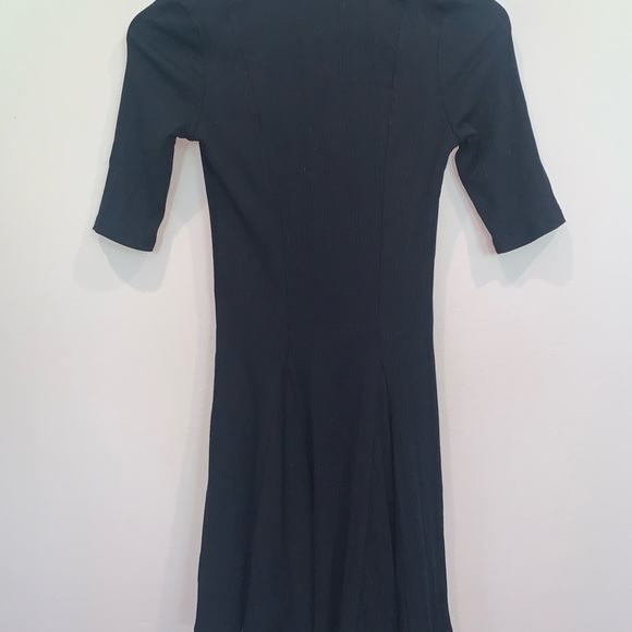 Free People Jolene Ribbed Fit and Flare Mini Dress - Picture 3 of 9